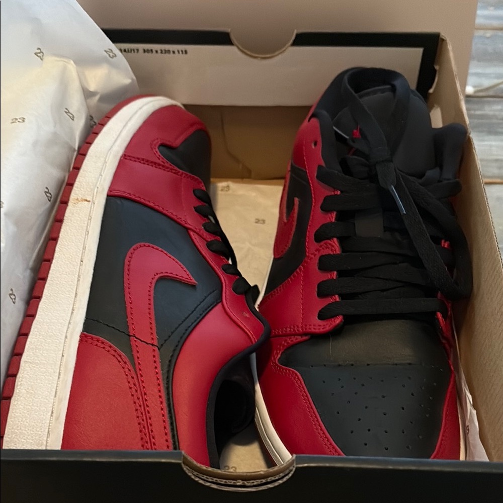 Nike Red and Black Sneakers